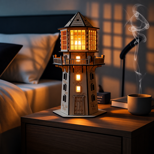 Lighthouse Lantern Laser Cut File SVG