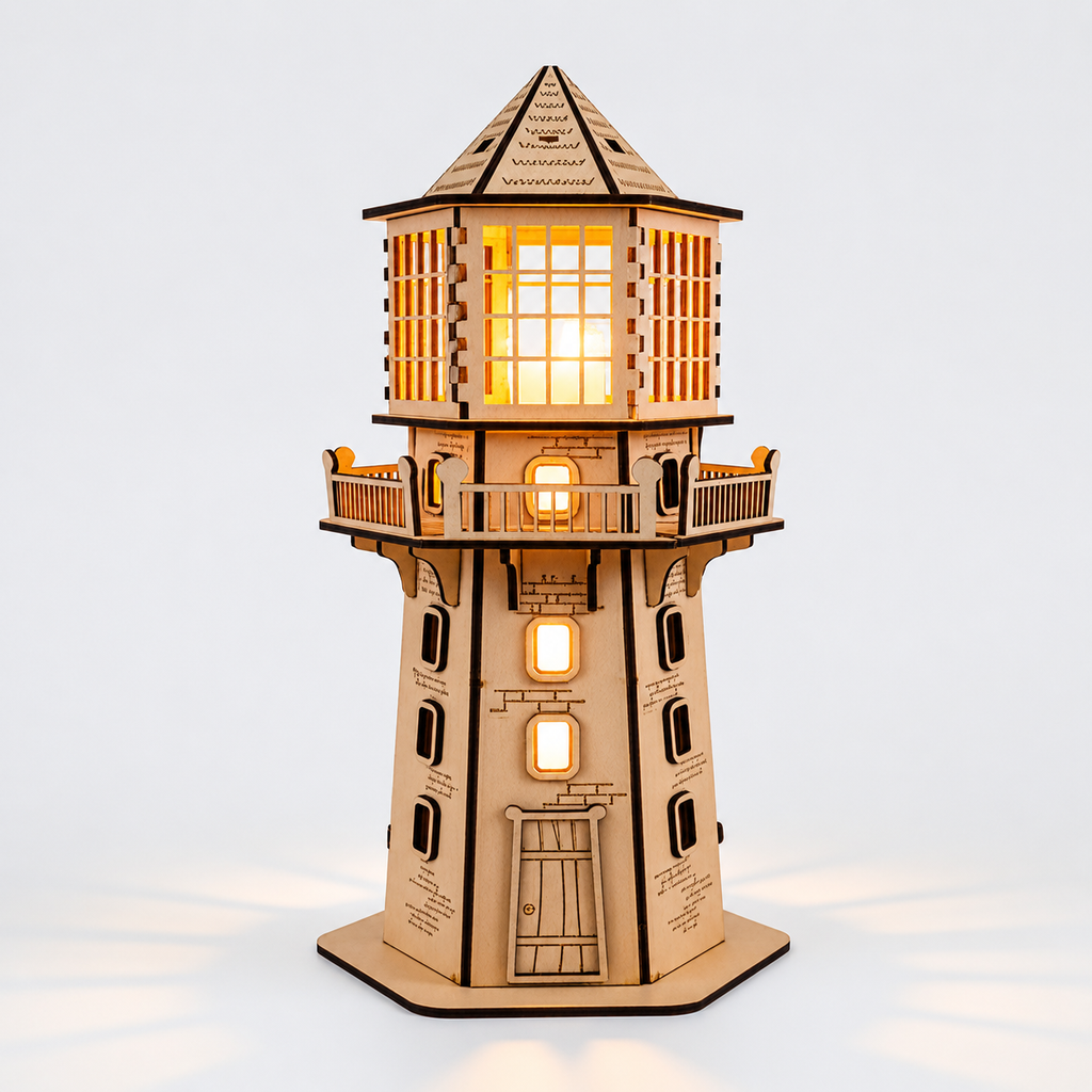 Lighthouse Lantern Laser Cut File SVG