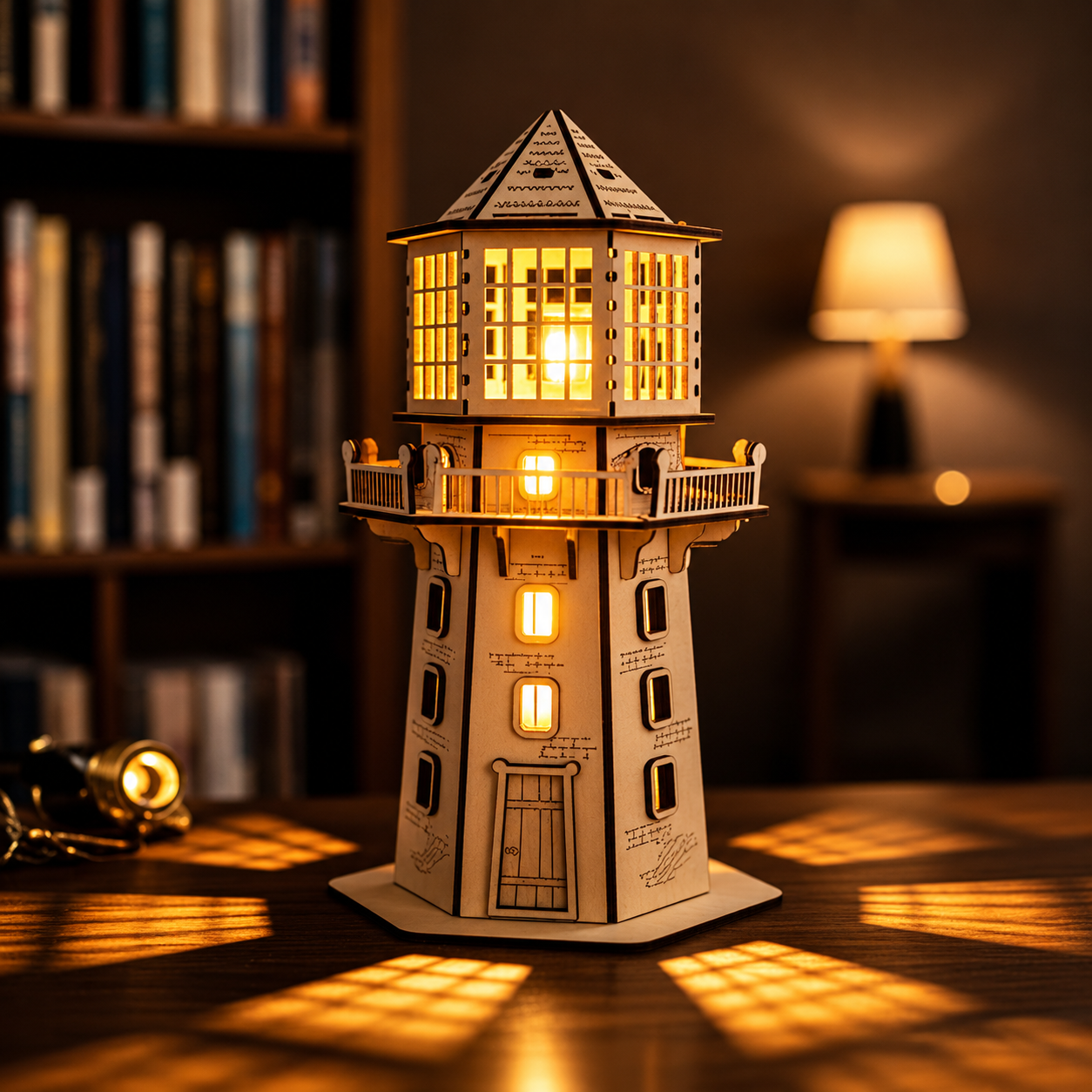 Lighthouse Lantern Laser Cut File SVG
